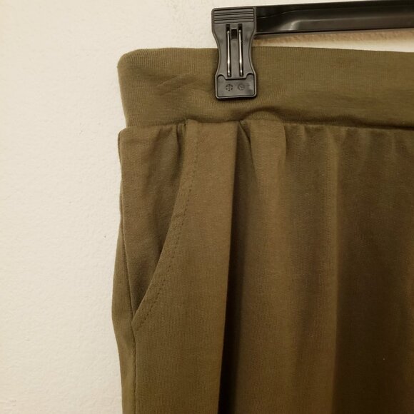 Jolie & Joy Olive Green Distressed Drawstring Waist Joggers Size 3X Jr Plus NWT - Picture 3 of 11